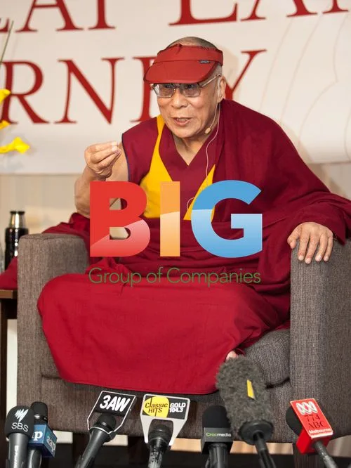 Dalai Lama and Collingwood Player