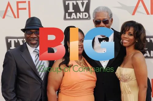 Morgan Freeman and Family at AFI Tribute