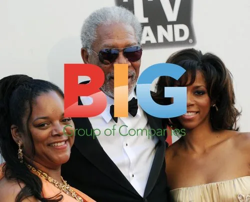 Morgan Freeman and daughters at AFI Life Achievement Award