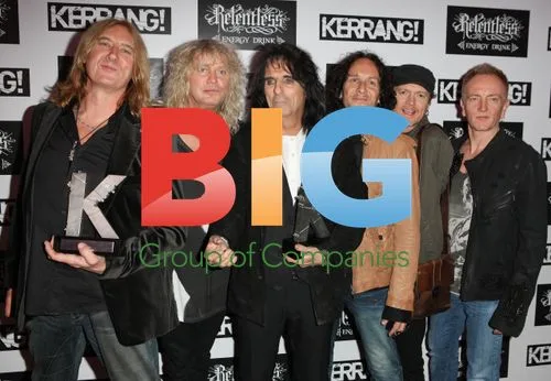 Def Leppard and Alice Cooper at Kerrang! Awards