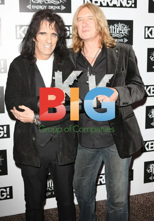 Alice Cooper and Joe Elliot at Kerrang! awards