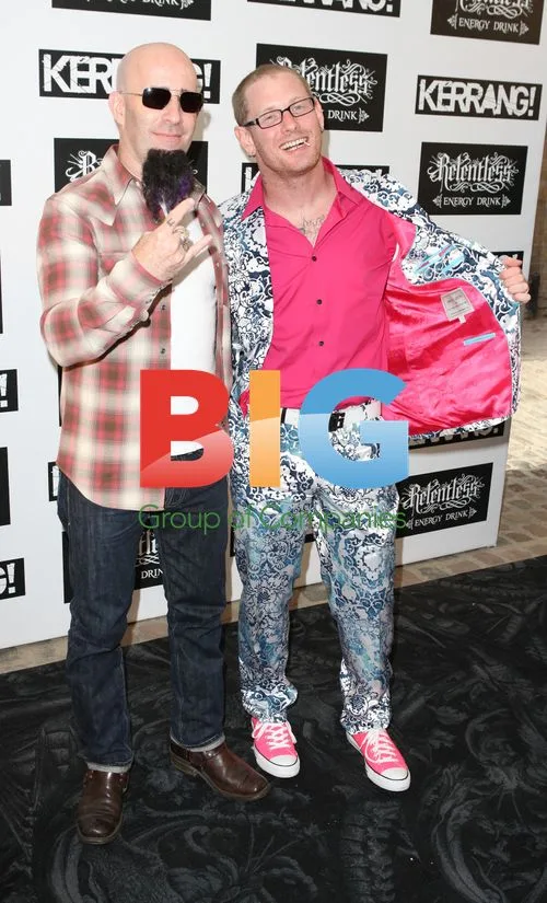 Corey Taylor and Scott Ian at Kerrang! awards