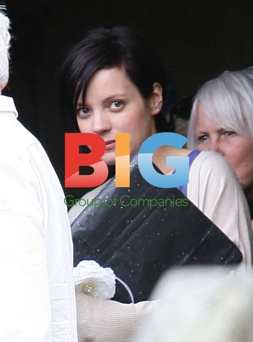Lily Allen and Sam Cooper at wedding rehearsal
