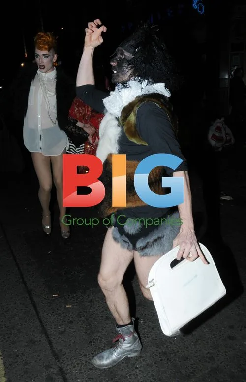 Celebs at Box club in Soho, London