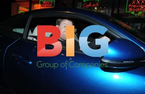 James Corden drives new Jag in Soho