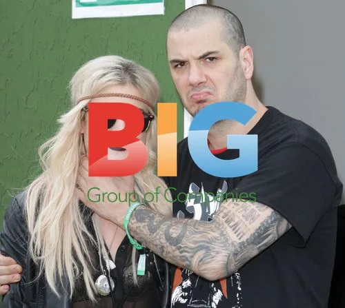Katie Waissel and Phil Anselmo at Download Festival 2011
