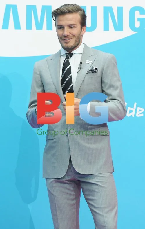 David Beckham and Zara Phillips at Samsung Olympics Launch