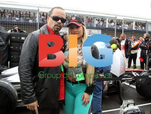 Ice-T and Coco at F1 Grand Prix
