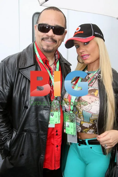 Ice-T and Nicole 'Coco' Austin at Formula 1 Grand Prix