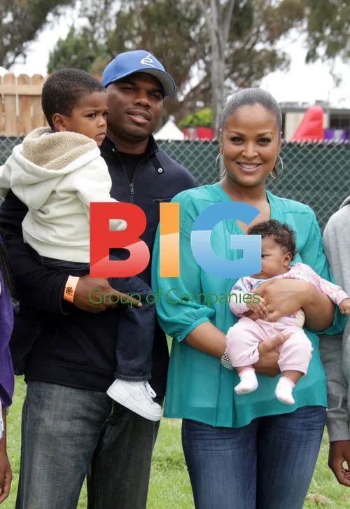 Laila Ali and family at Pediatric AIDS event