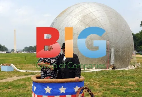 Tourist Photos with Thaddeus Lowe Balloon