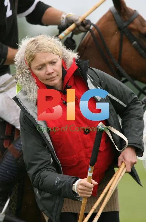 Jodie Kidd Watches Boyfriend Play Polo in Ascot