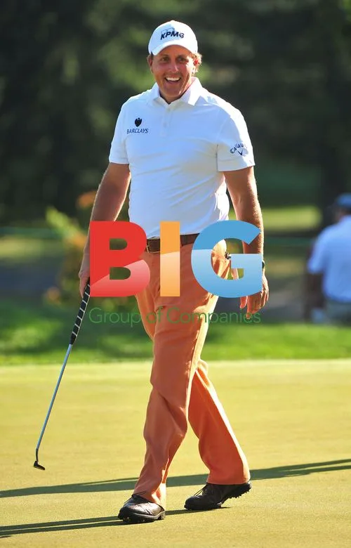 Phil Mickelson at U.S. Open Practice Round
