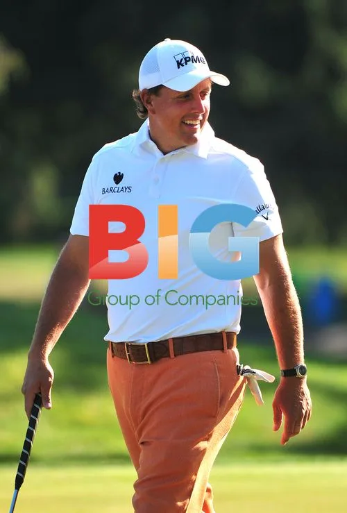 Phil Mickelson at U.S. Open Practice Round
