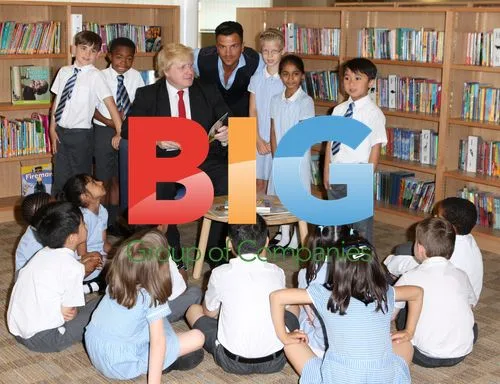 Peter Andre and Boris Johnson Promote Reading