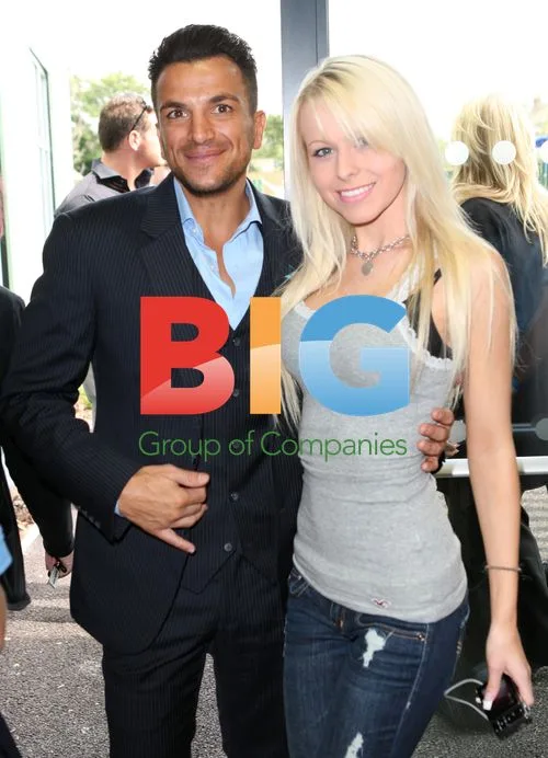 Peter Andre and Boris Johnson at Library Event