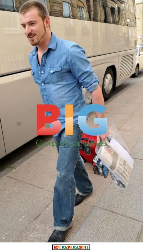 Jai McDowall Leaving Glasgow Hotel