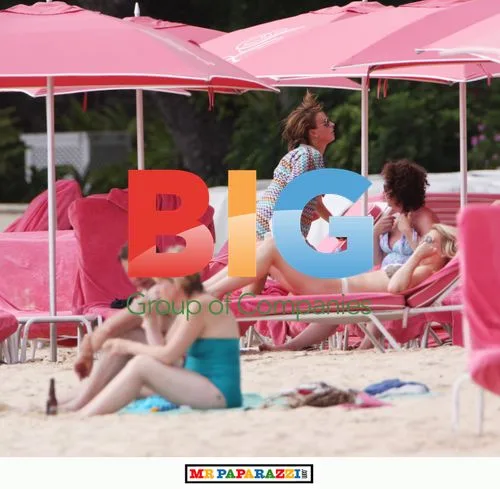 Coleen Rooney on Caribbean Beach