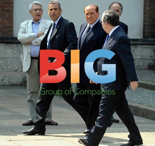 Silvio Berlusconi at Funeral in Milan