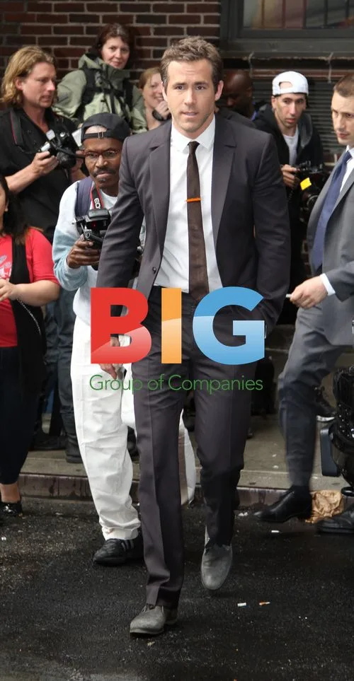 Ryan Reynolds at Late Show Taping