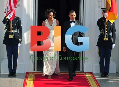 Obama and Merkel at White House State Dinner