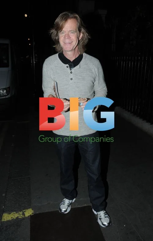 William H Macy has ice cream in London