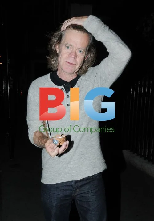 William H Macy has ice cream in London