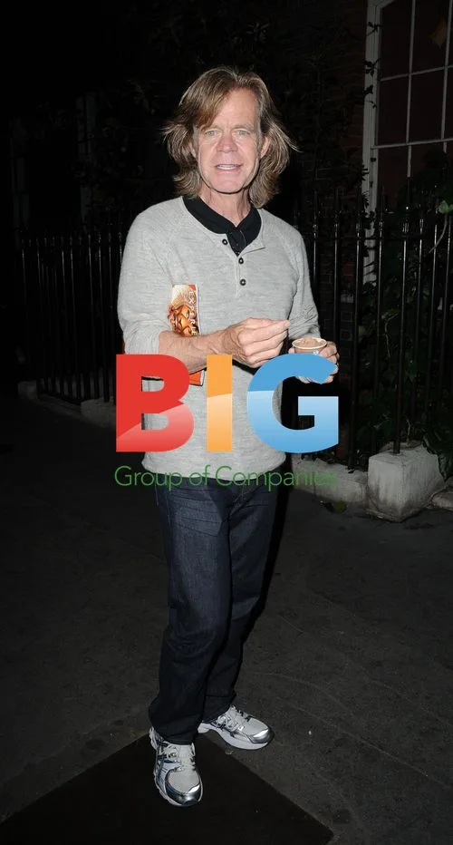 William H Macy Enjoys Ice Cream in London