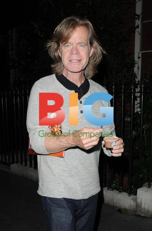 William H Macy Has Ice Cream in London