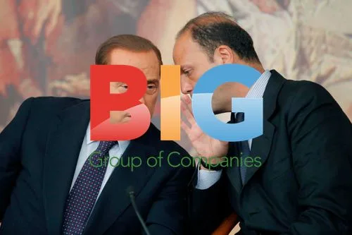 Berlusconi and Alfano at Italy Meeting