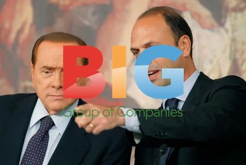 Berlusconi and Alfano at Council of Minister Presidency