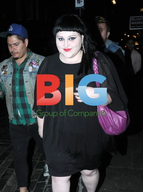 Beth Ditto at The Box night club in London