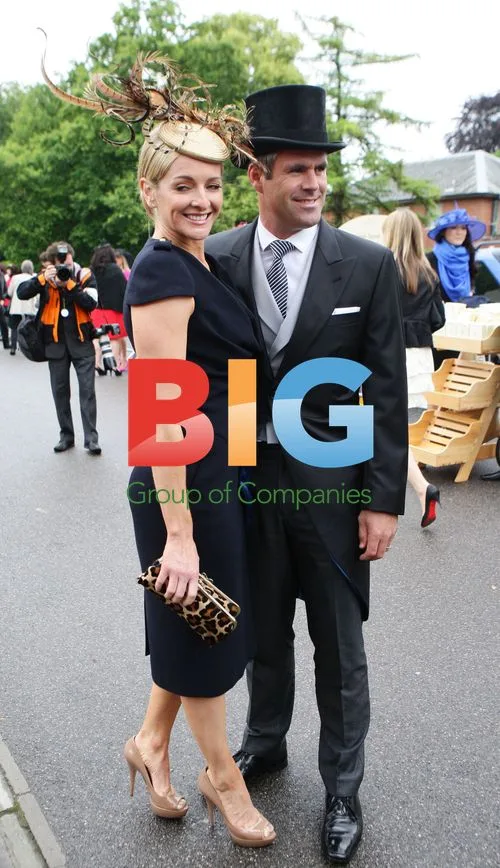 Gaby and Kenny Logan at Royal Ascot