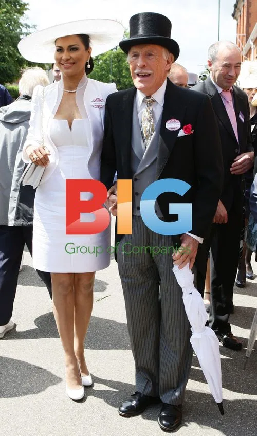 Bruce Forsyth and Wilnelia Merced at Royal Ascot