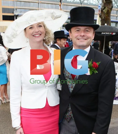 Chris Hollins at Ladies Day, Royal Ascot