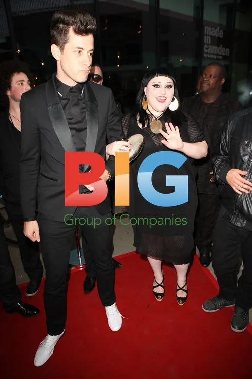 Mark Ronson and Beth Ditto at Keep A Child Alive event