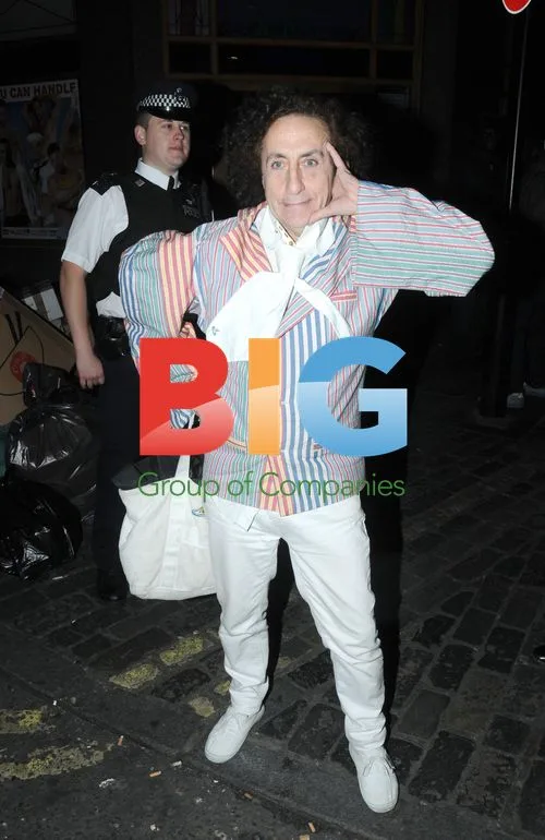 Celebs at The Box night club in London