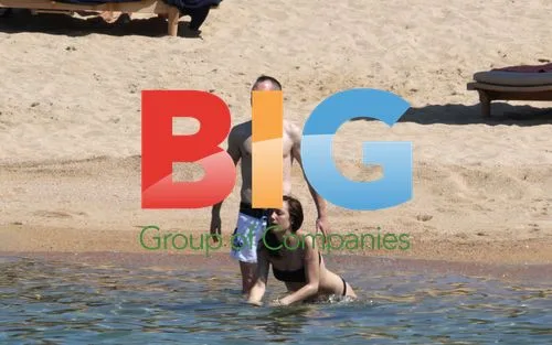 Andres Iniesta and Ana Ortiz on Sardinia Beach