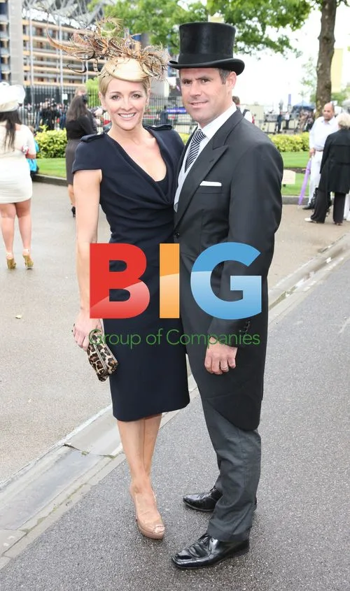 Gabby and Kenny Logan at Royal Ascot