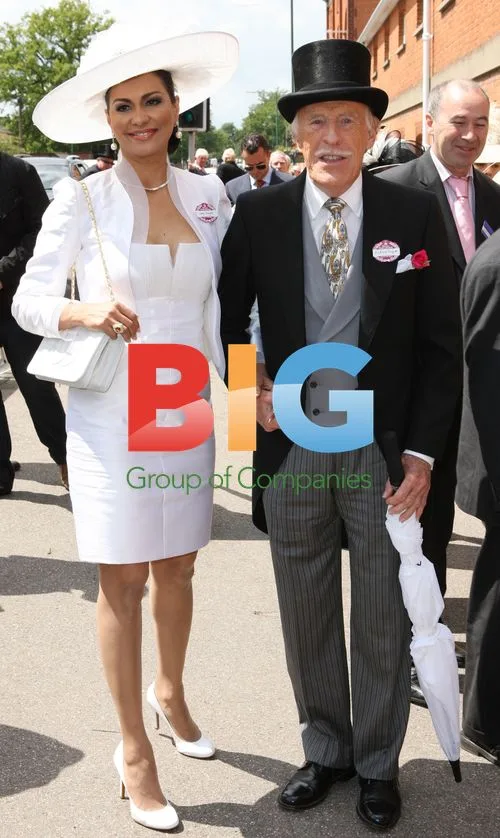 Bruce Forsyth and Wilnelia Merced at Royal Ascot