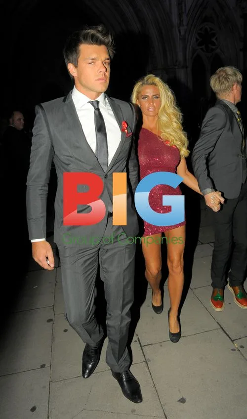 Katie Price and Leandro Penna at Charity Dinner