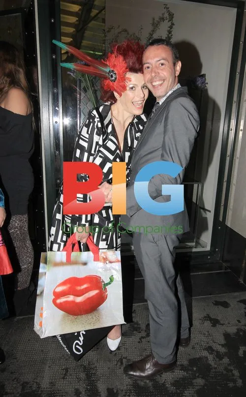 Cleo Rocco Leaving The Ivy in London