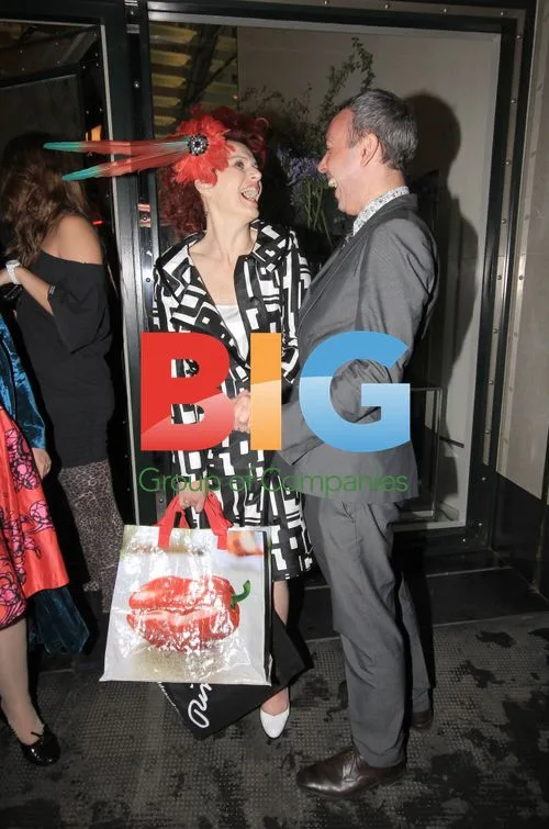 Cleo Rocco Leaving The Ivy Restaurant