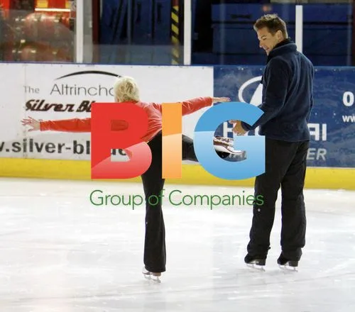 Denise Welch and Matt Evers Reunite for Skate Date