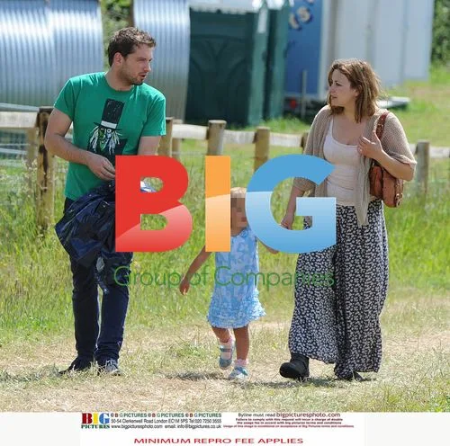 Charlotte Church with Daughter in Wales