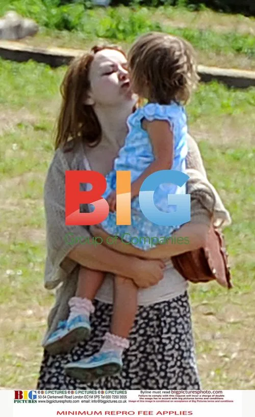 Charlotte Church with daughter Ruby and boyfriend