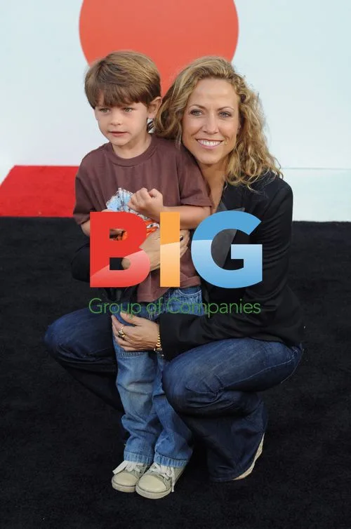 Sheryl Crow and son at Cars 2 premiere