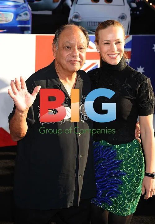 "Cars 2" LA Premiere with Cheech Marin and Wife