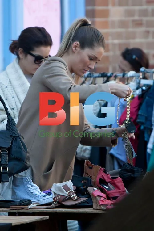 Erin McNaught and Nathan Joliffe Selling Secondhand Clothes