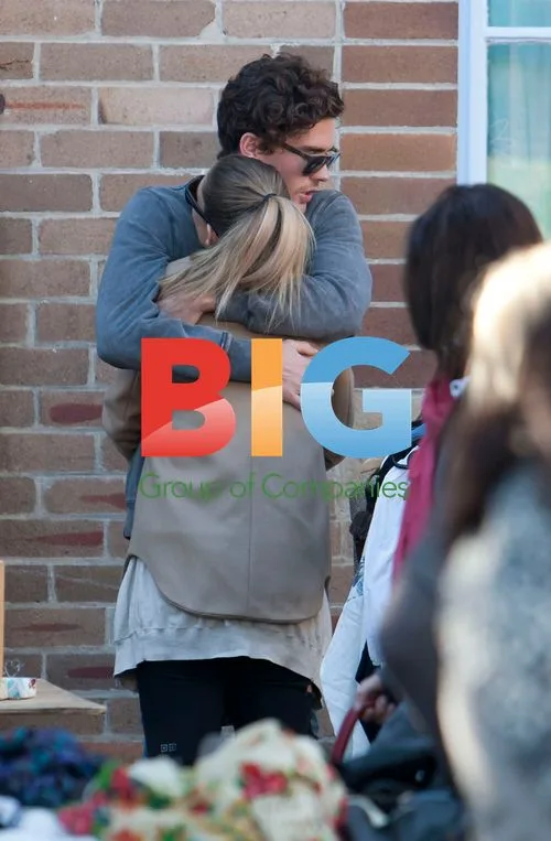 Erin McNaught and Nathan Joliffe at Bondi Markets